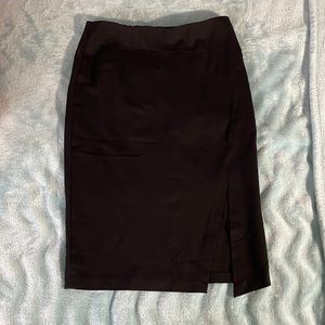 Vince Camuto Black Pencil Skirt with small slit